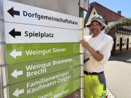 Wegweiser für Weyher