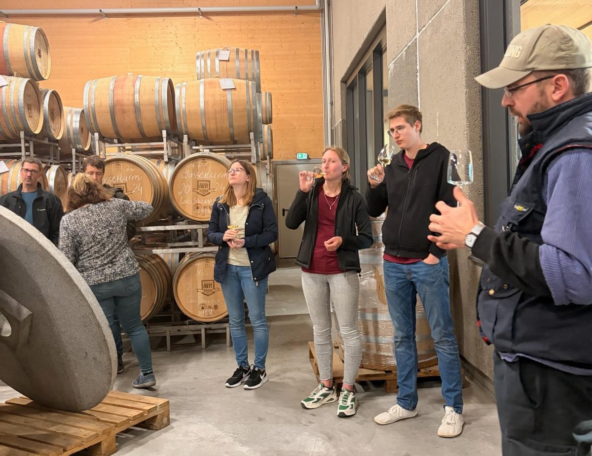 Jungwinzer Ausflug zu Bergdolt-Reif & Nett