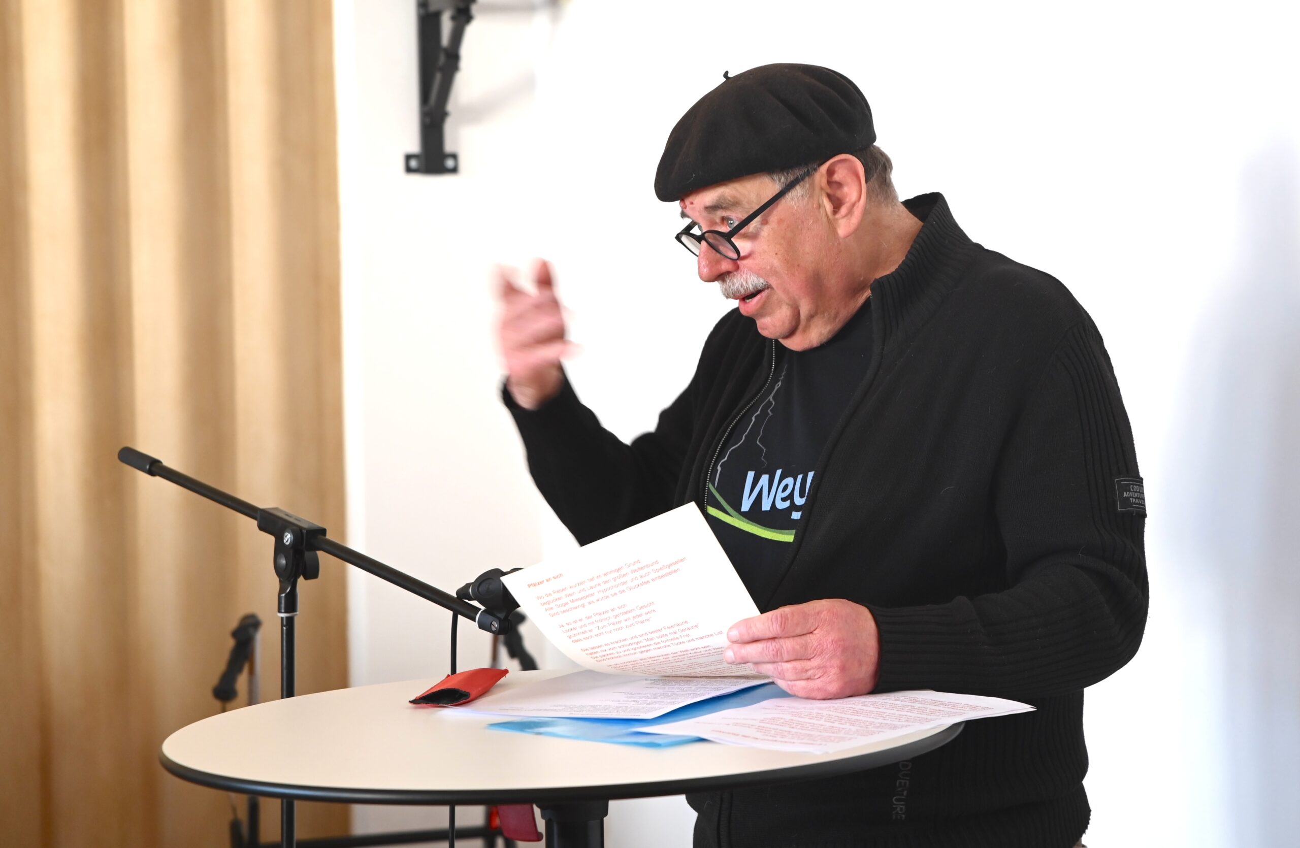 Walter Braun, Autorenlesung